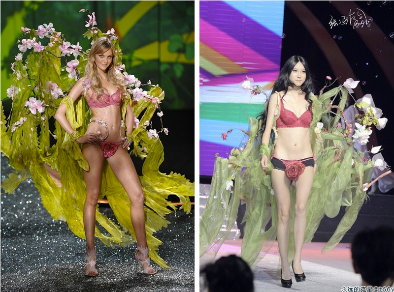 Illustration for article titled Wait, Now China Is Ripping Off Underwear Fashion Shows?